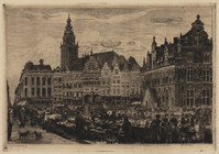 KG 20051
<br/>
Grote Markt te Nijmegen
<br/>
<em>Dingemans, Waalko Jans (1873-1925)</em>